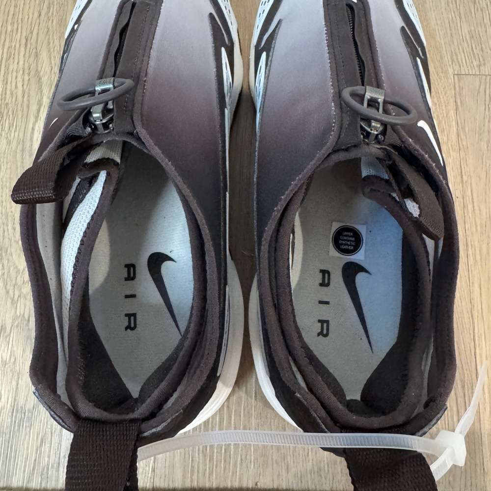 Nike Air Max Sunder Black Metallic Silver Zipper Sneakers Women's 8.5 HJ8080-200 - Picture 7 of 9